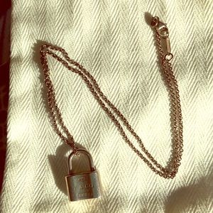 Tiffany & Co Lock Pendant Necklace